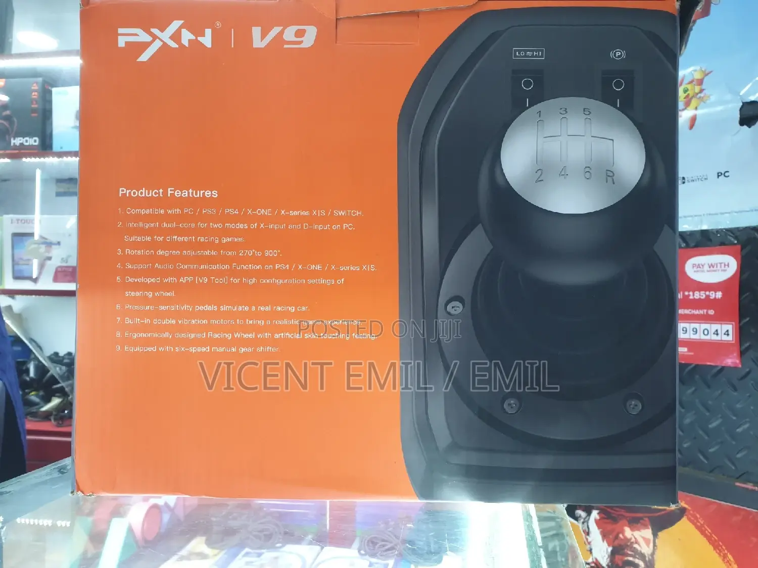 PNX V9 Gaming Racing Wheel