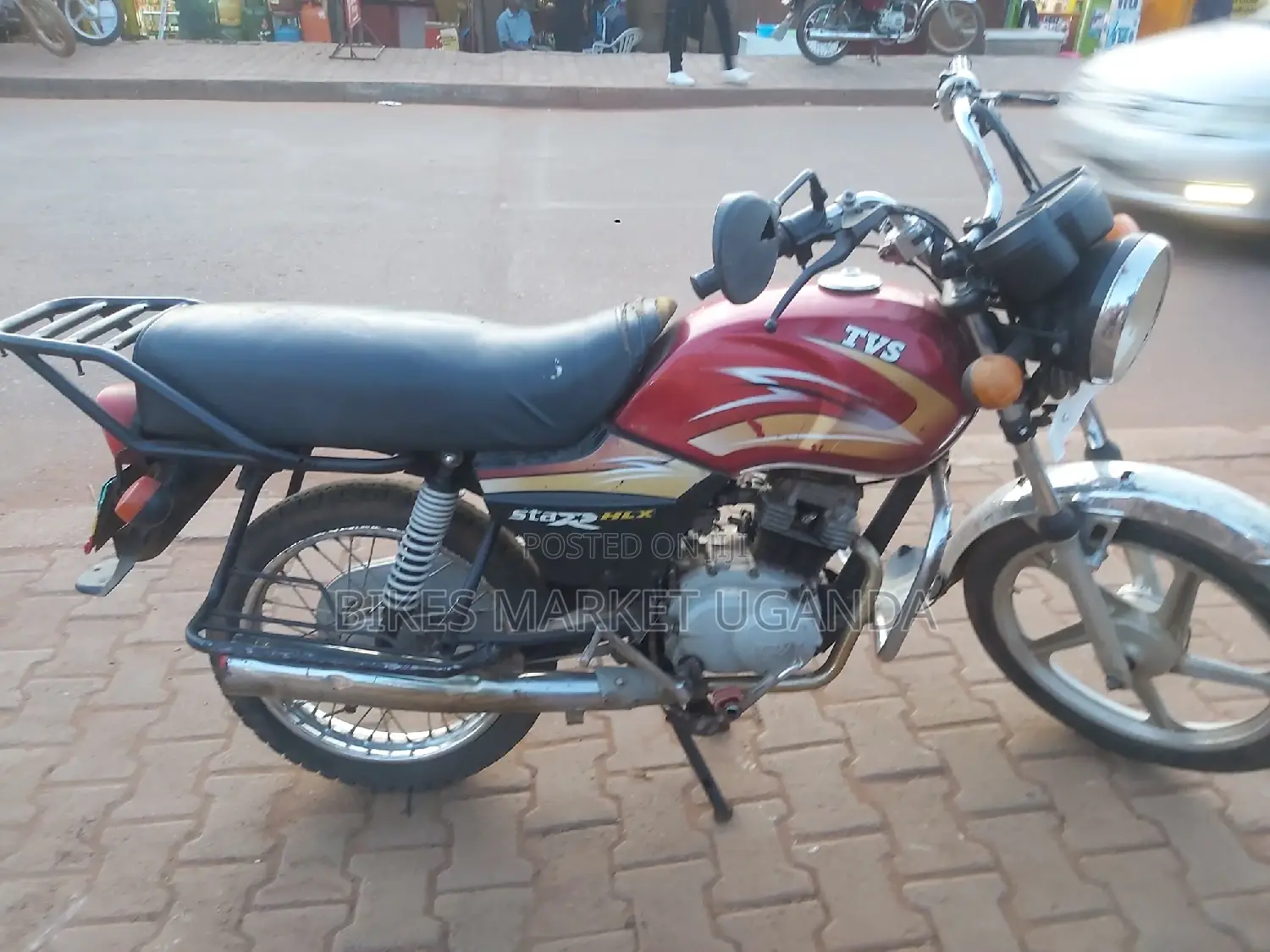 TVS XL 100 2017 Red