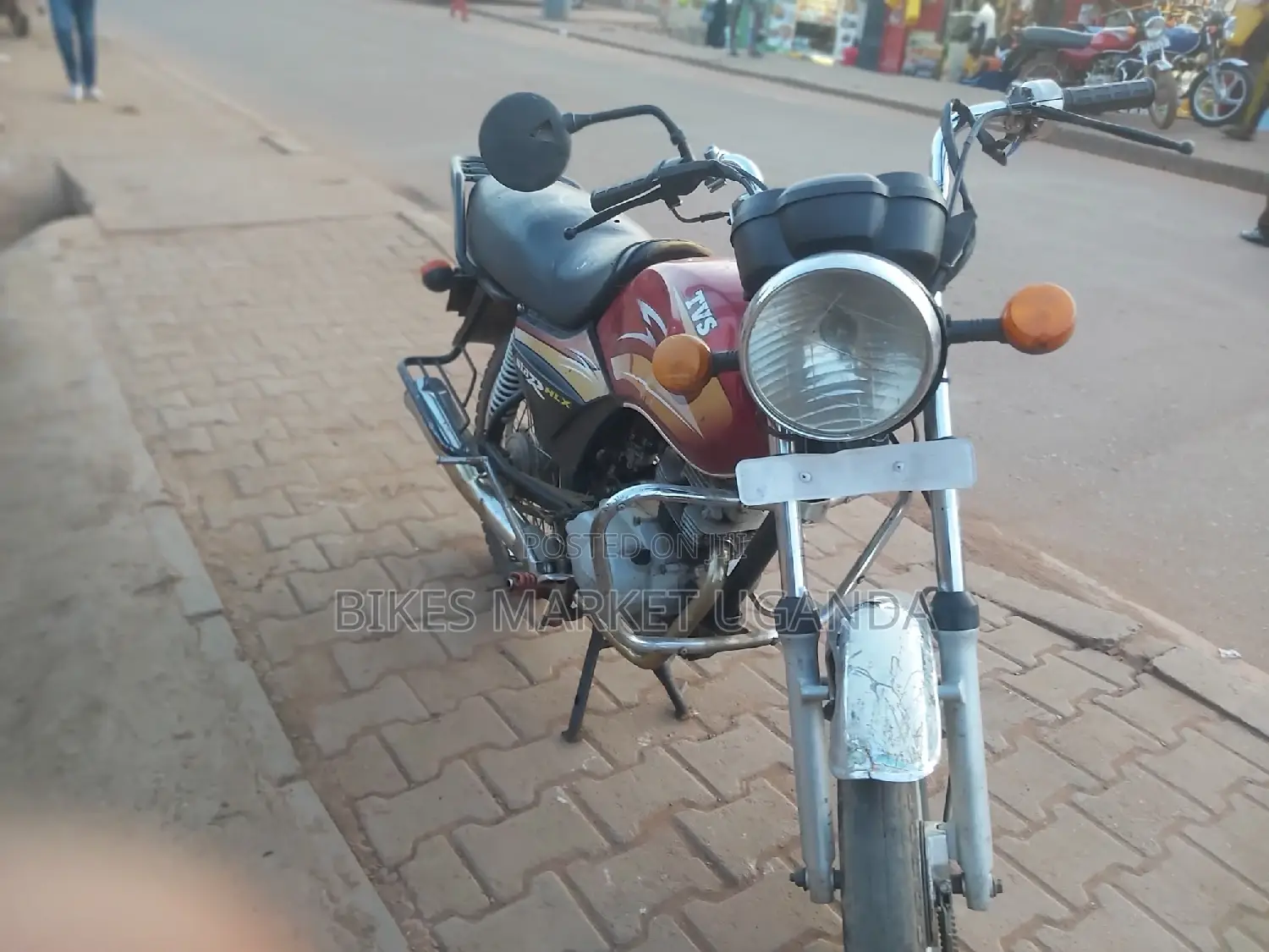 TVS XL 100 2017 Red