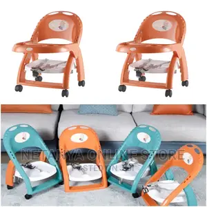 Toddler's Feeding Chair With Wheels