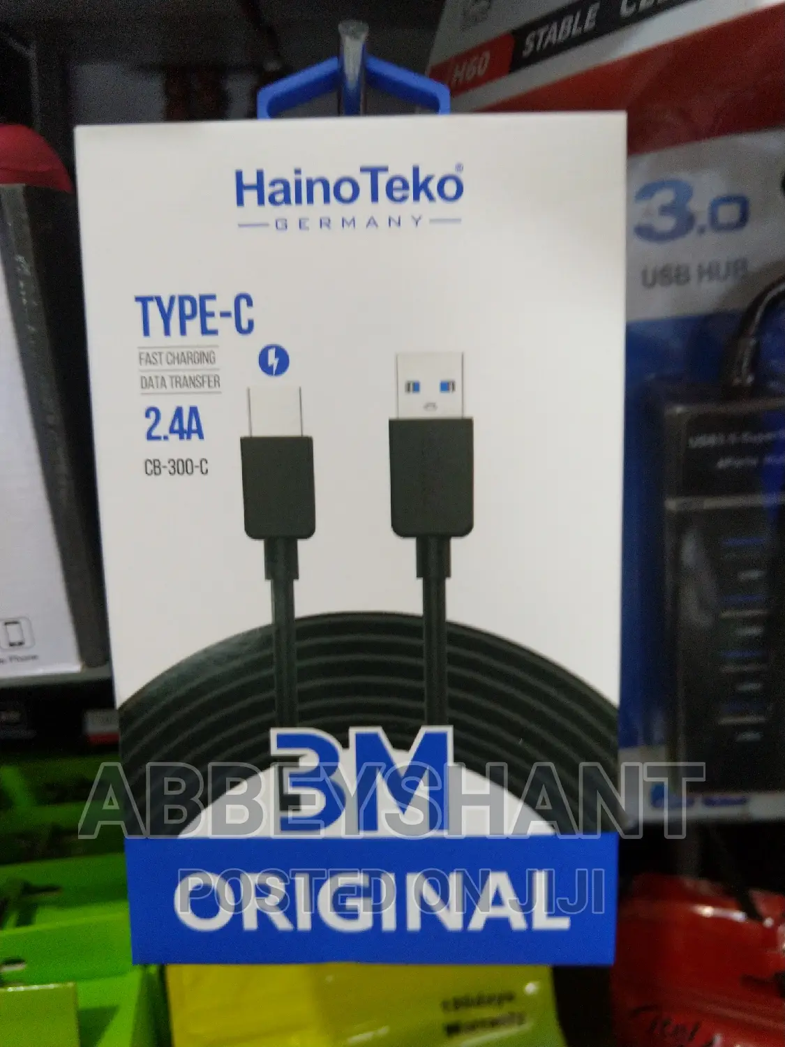 3m Usb Cable Type C/Type C Usb Cable/ 3metre Cable