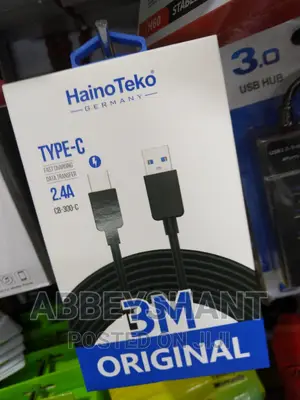 Type C to Usb Cable 3metres/Type C Cable/ Usb Type C Cable