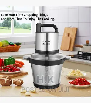 Sokany Chopper Grinder With Stainless Body/4 L / 800 W