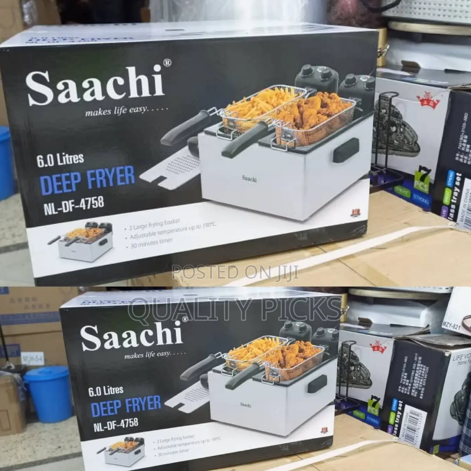 Electric Double Saachi Deep Fryer