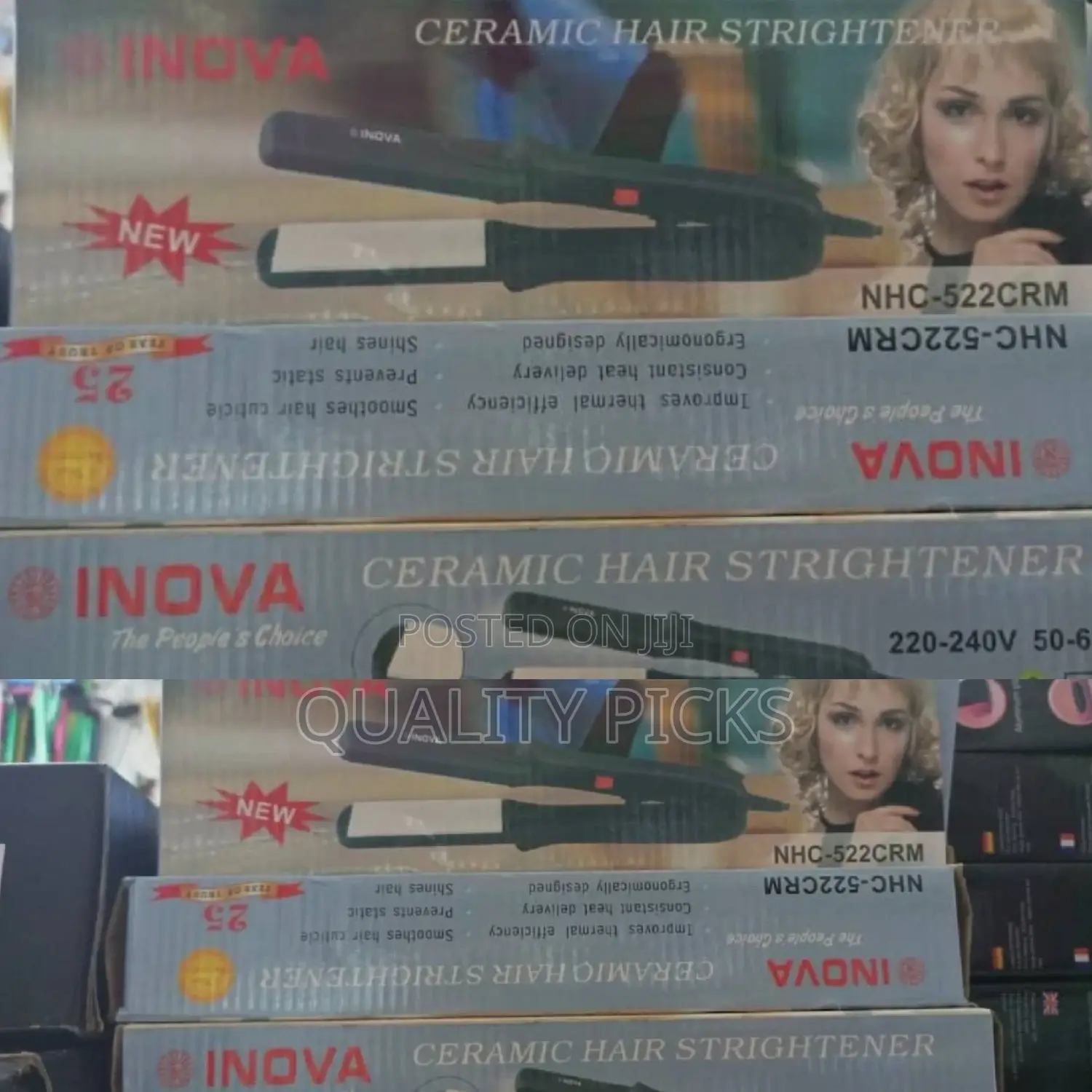 Nova Hair Straightener Brush