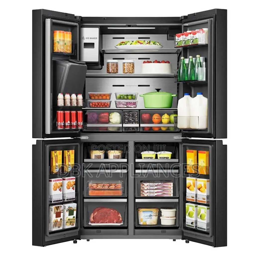 Hisense 680l Smart Fridge Side by Side Refrigerator