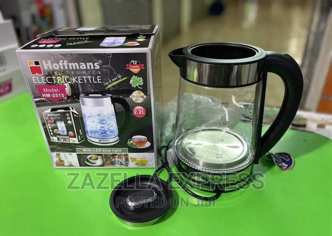 Hoffman Electric Kettle Fast Boiling 2.2l Hm-2515-Glass