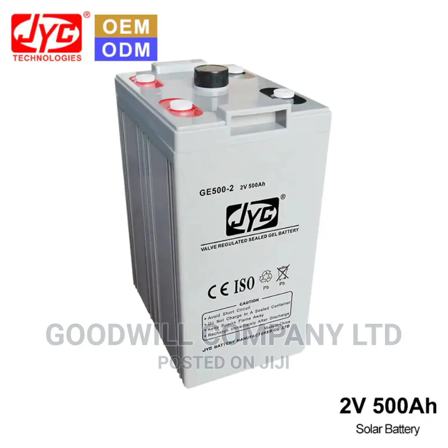 500ah 2v Ceil Solar Battery