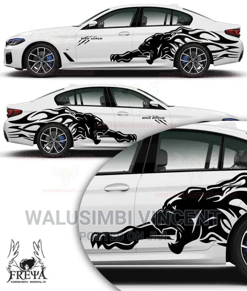 Strong Animated Car Body Stickers