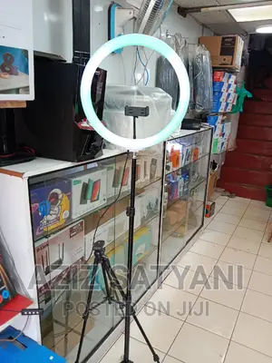 RGB Rainbow Ring Light 14 Inch With Stand Changing Light