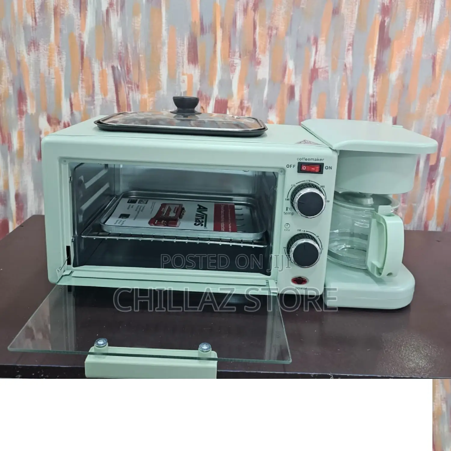 3 in 1 Electric Breakfast Oven.
