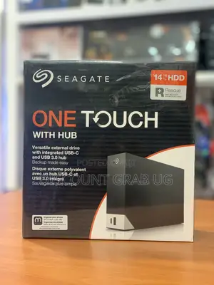 Seagate One Touch Back Up External Harddrive With Usb-C Hub