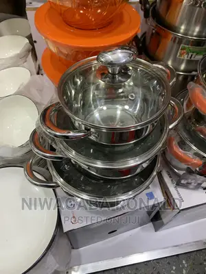3pc Stainless Steel Kaisavilla Serving Cookware Dishes