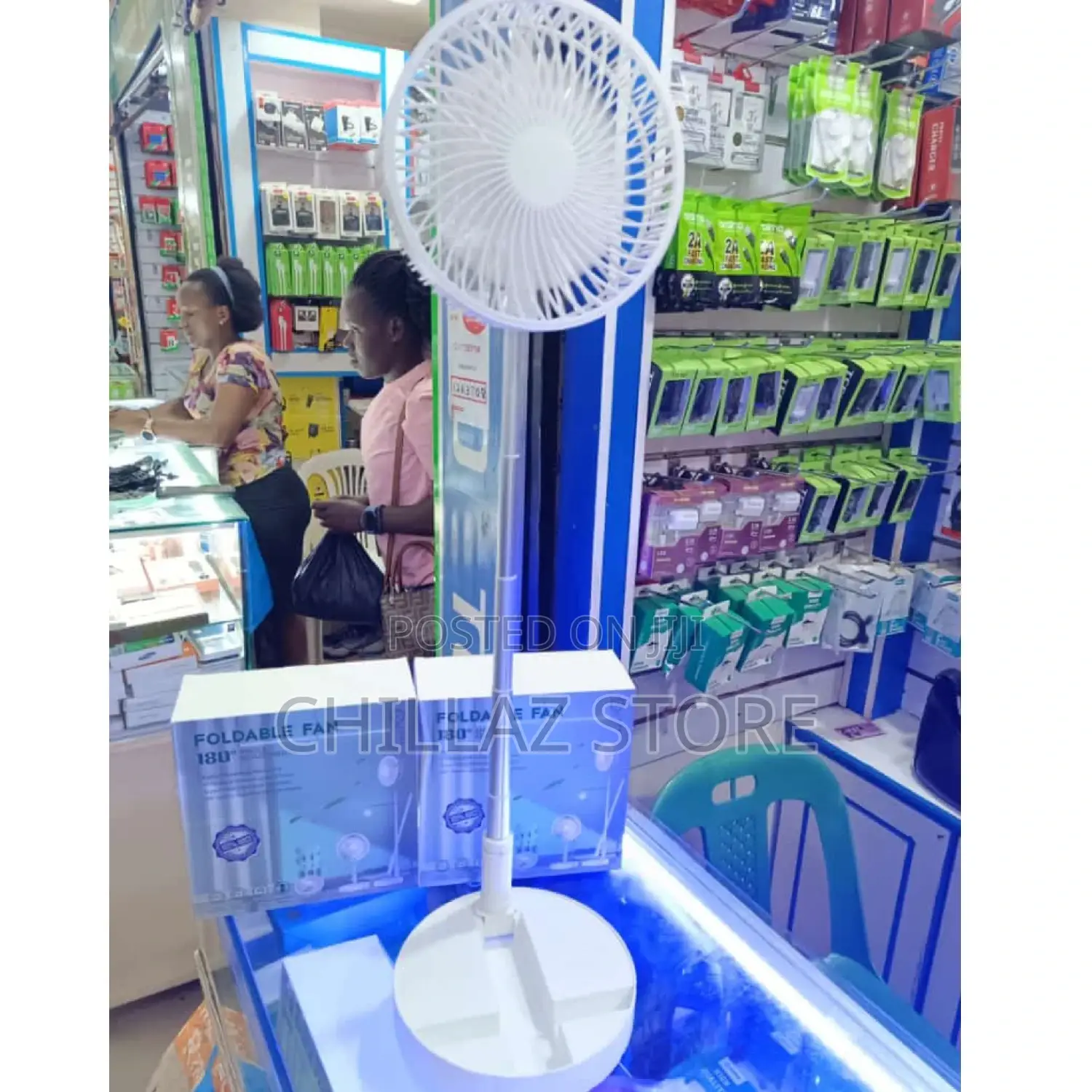 Rechargeable Portable Foldable Fan.