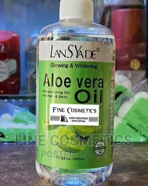 ALOE VERA OIL, Skin Glowing and Moisturizing Hair+Skin Oil.