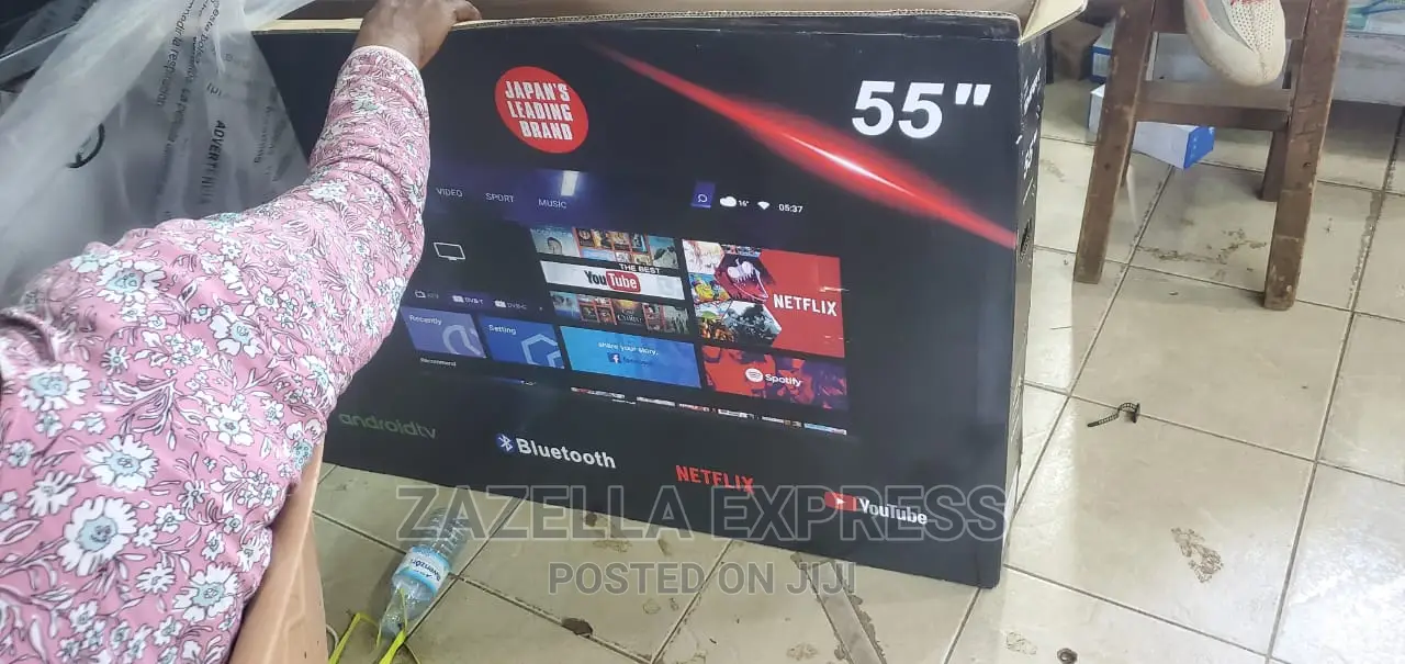 Smartplus 55 Inch Bluetooth Ultra HD Smart Tv – Black