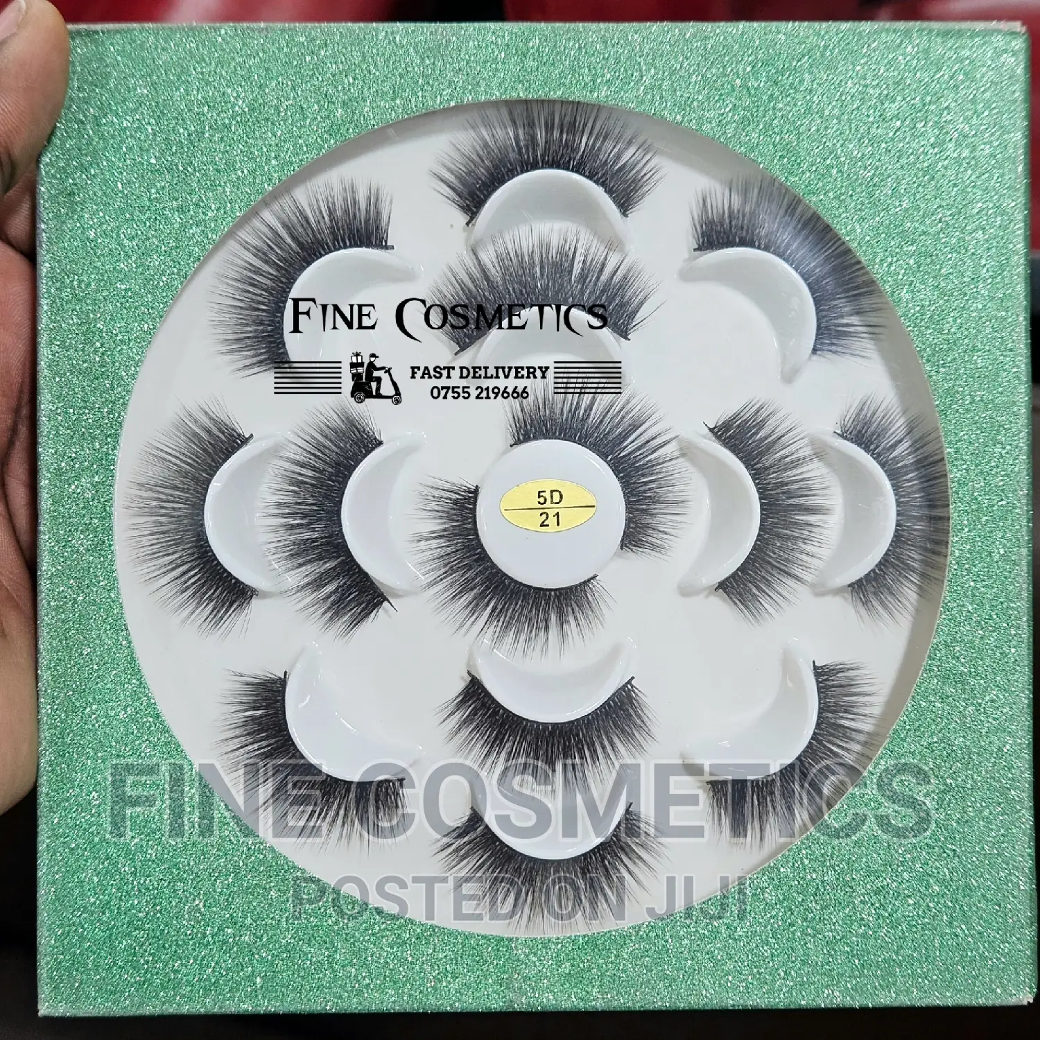 5D Fashion Eyelashes, High Quality Adhesive False Eyelashes