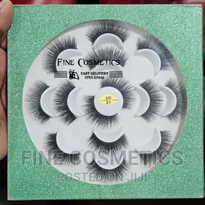 5D Fashion Eyelashes, High Quality Adhesive False Eyelashes