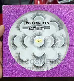 5D Fashion Eyelashes, High Quality Adhesive False Eyelashes
