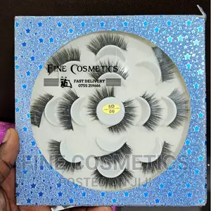 5D Fashion Eyelashes, High Quality Adhesive False Eyelashes