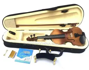 Violin Acoustic 4/4 Full Set With Rosin Shoulder Rest and Case
