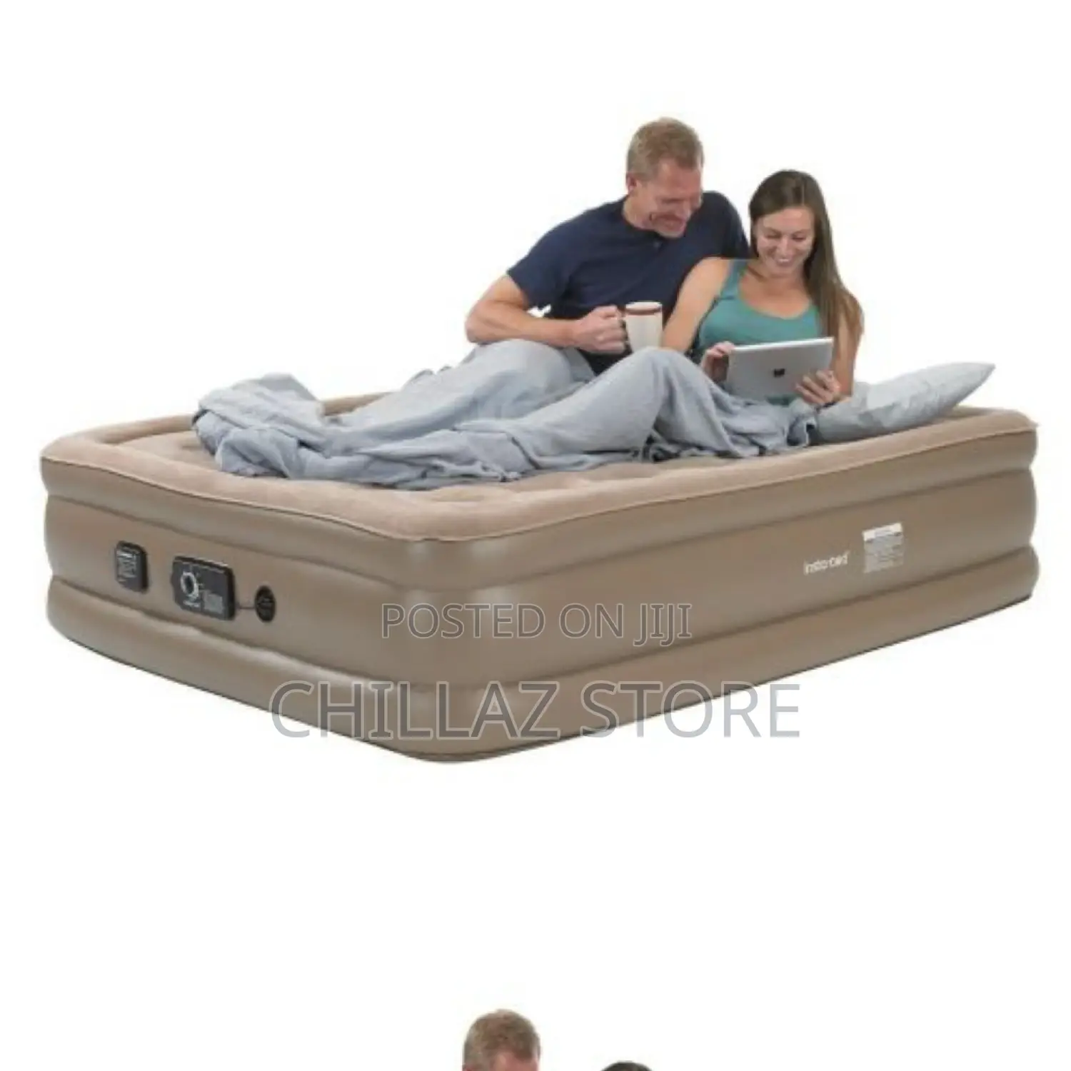 Double Layer Inflatable Air Bed.