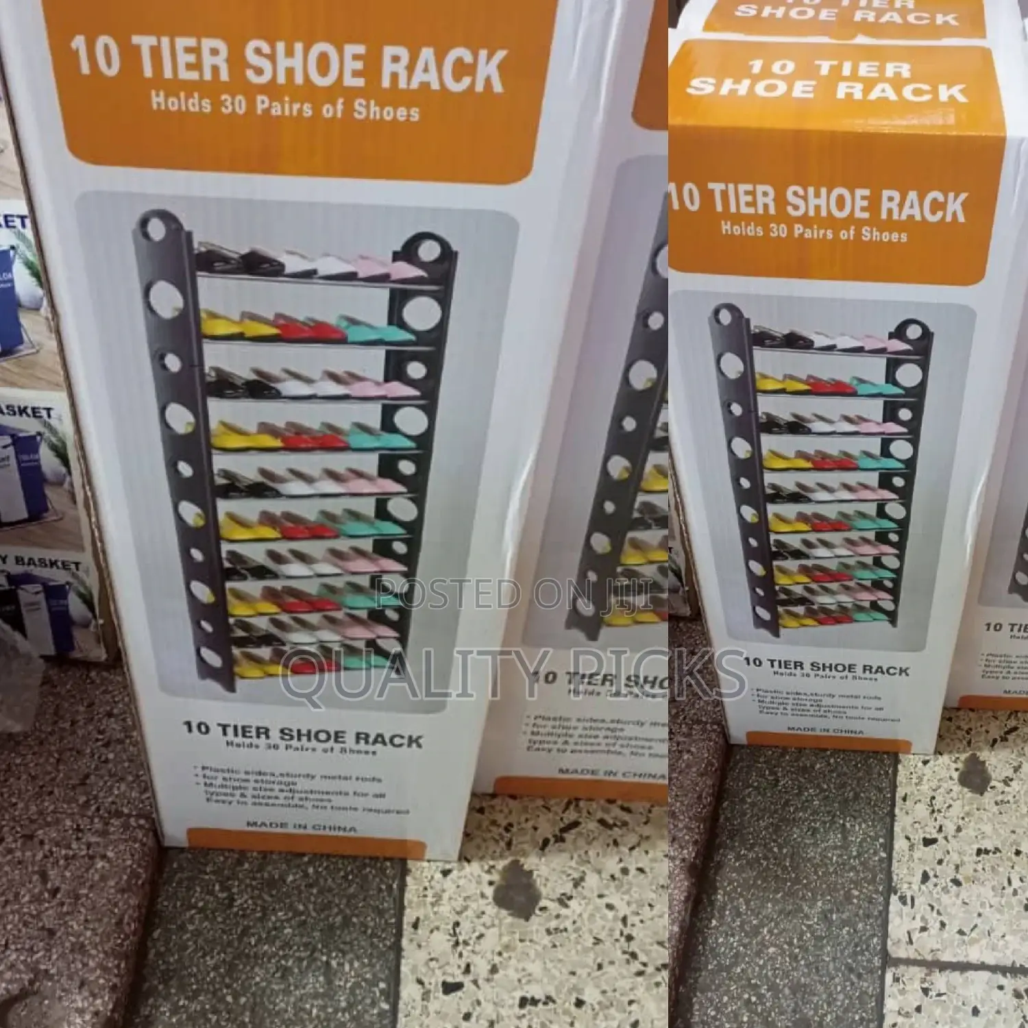 10 Layer Shoe Rack Organizer