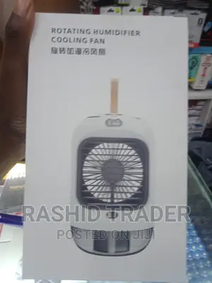Rotating Humidifier Cooling Fan