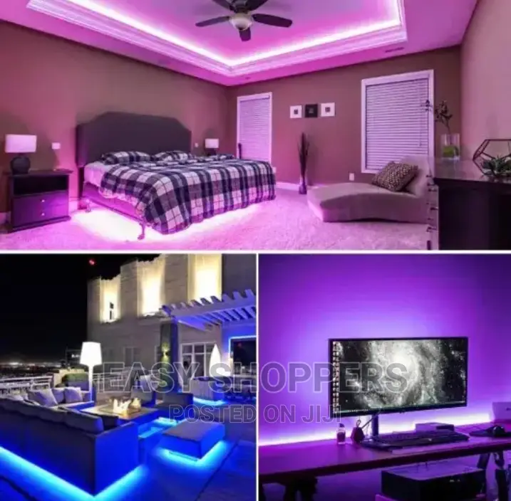 5M Led Light Strip Remote Control Waterproof Flexible Ribbon
