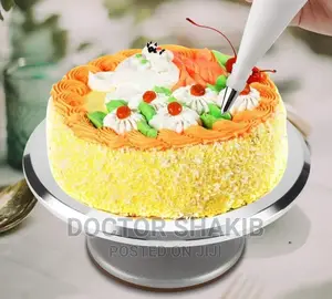 12 Inch Aluminum Cake Turntable\ Stand