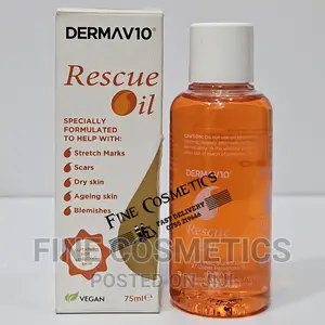 RESCUE OIL for Stretch Marks, Scars, Dry Skin and Blemishes.
