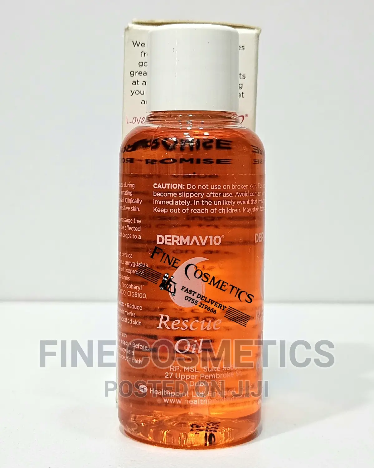RESCUE OIL for Stretch Marks, Scars, Dry Skin and Blemishes.
