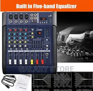 Professional Audio Mixer Sound Mixing 4 Channel Amplifier