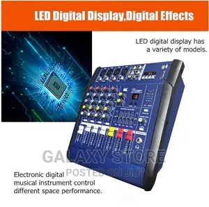 Professional Audio Mixer Sound Mixing 4 Channel Amplifier