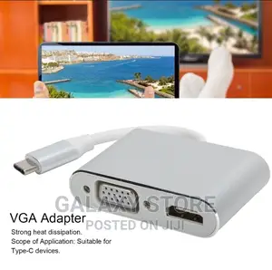 Type C to HDMI, VGA Adapter, USB C to Higher Definition