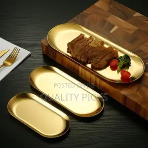 Stainless Gold Tray