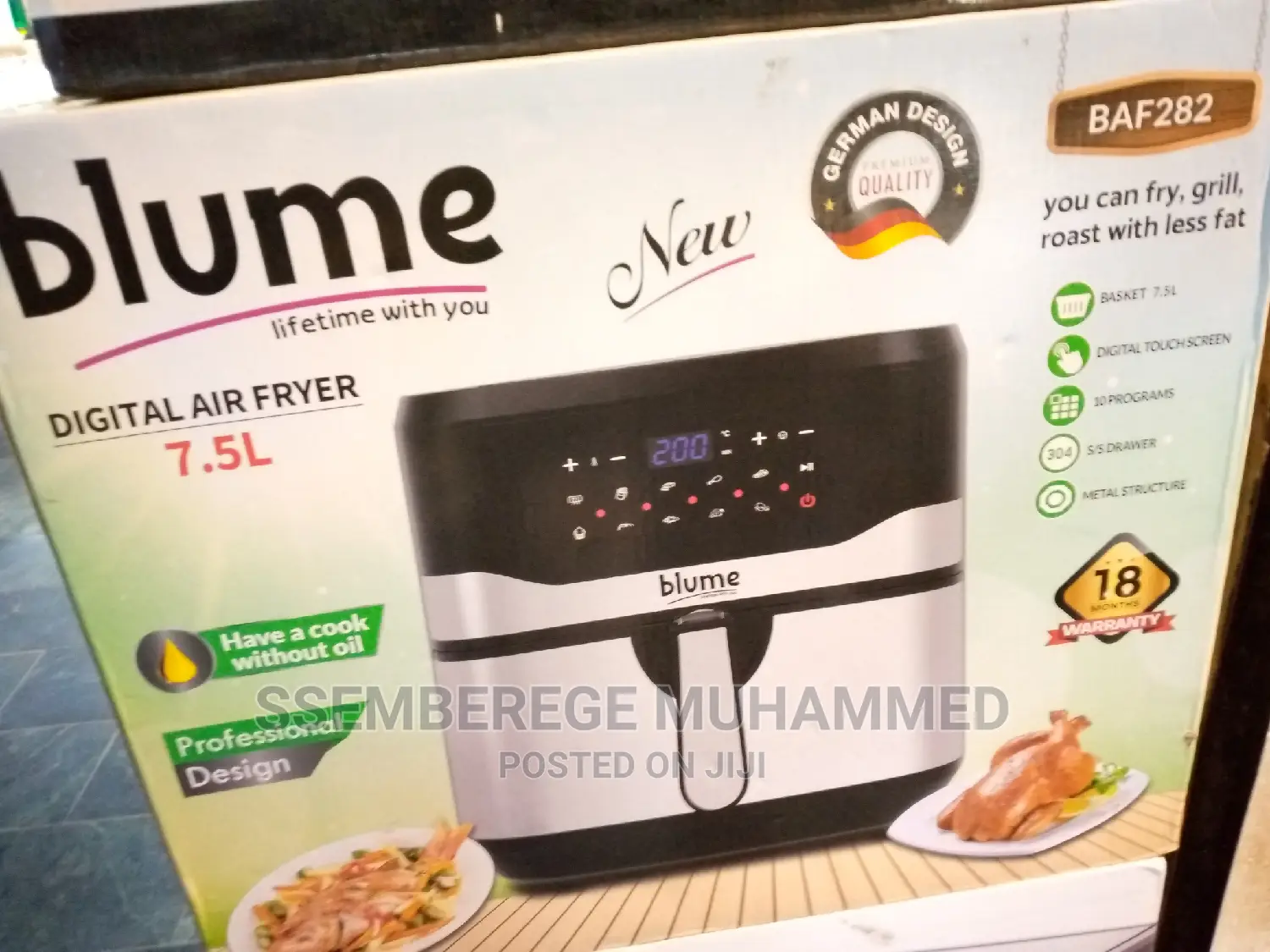 Blume Digital Air Fryer