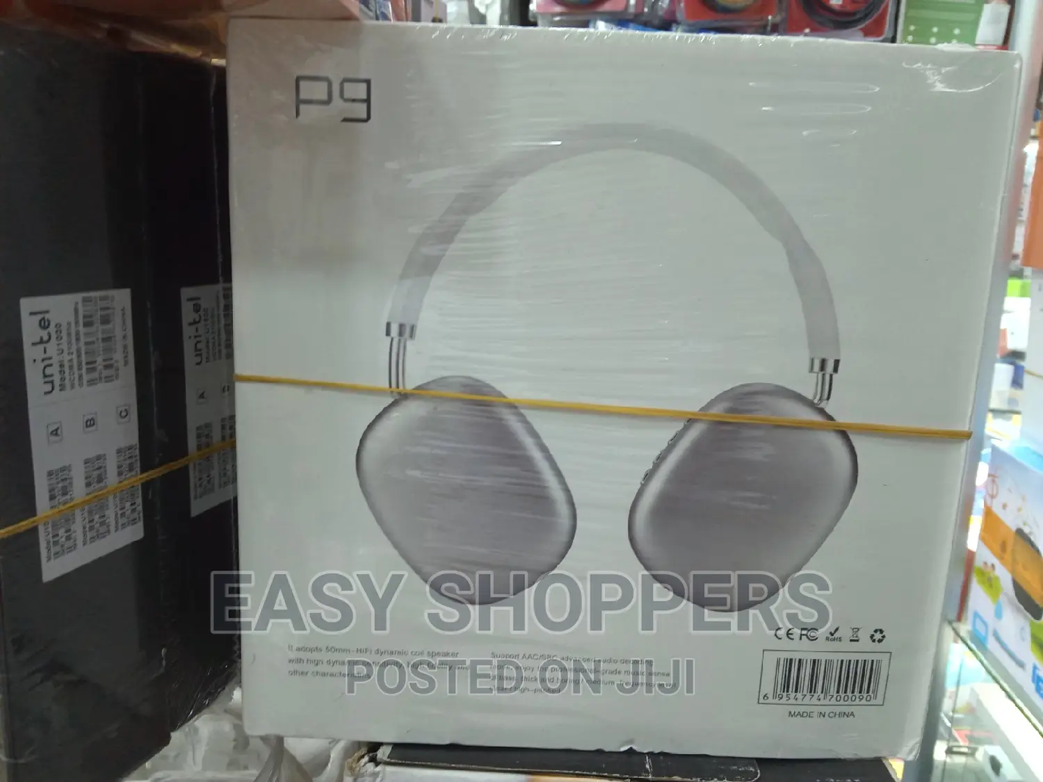 P9 Gaming Wireless on Ear Headphone Macron Pods Max