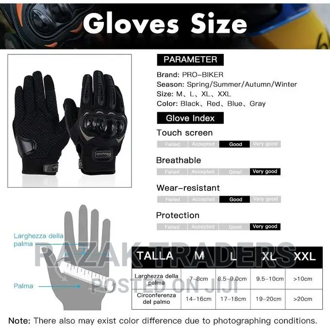 Riding Tribe Riding Gloves Touching Screen Hard Knuckle