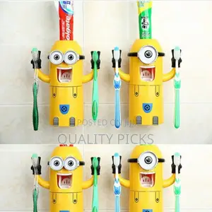 Yellow Minion Toothbrush Holder