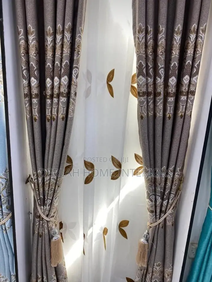 Brown Curtains Per Ready Meter