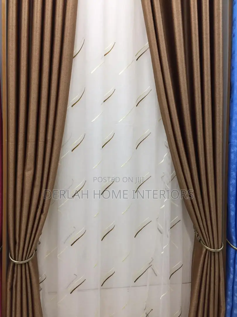 Brown Curtains Per Ready Meter