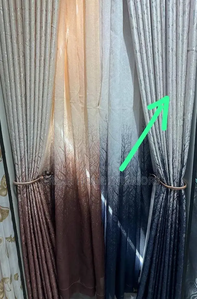 Brown Curtains Per Ready Meter