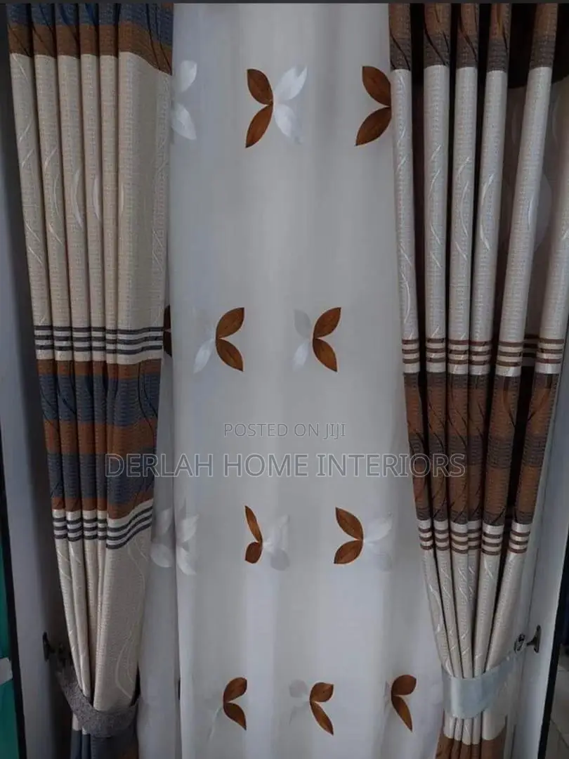 Brown Curtains Per Ready Meter