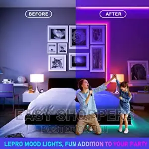 Living Room 5m RGB Led Strip Light Remote Controller+Adapter