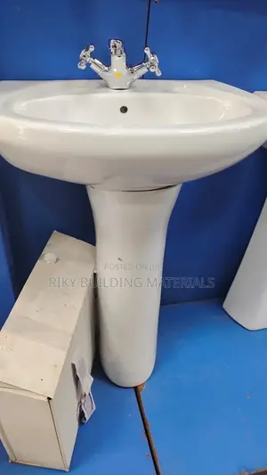 Wash Hand Basin With Padesttel 22x16 Big