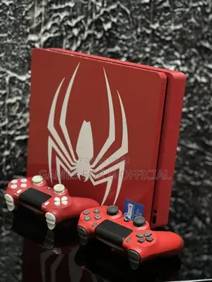 Ps4 Slim Console Red Spider-Man Edition