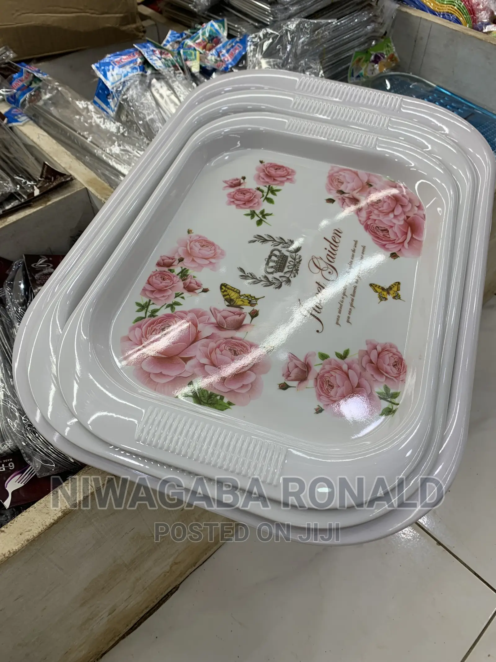 3pc Classic Melamine Tray
