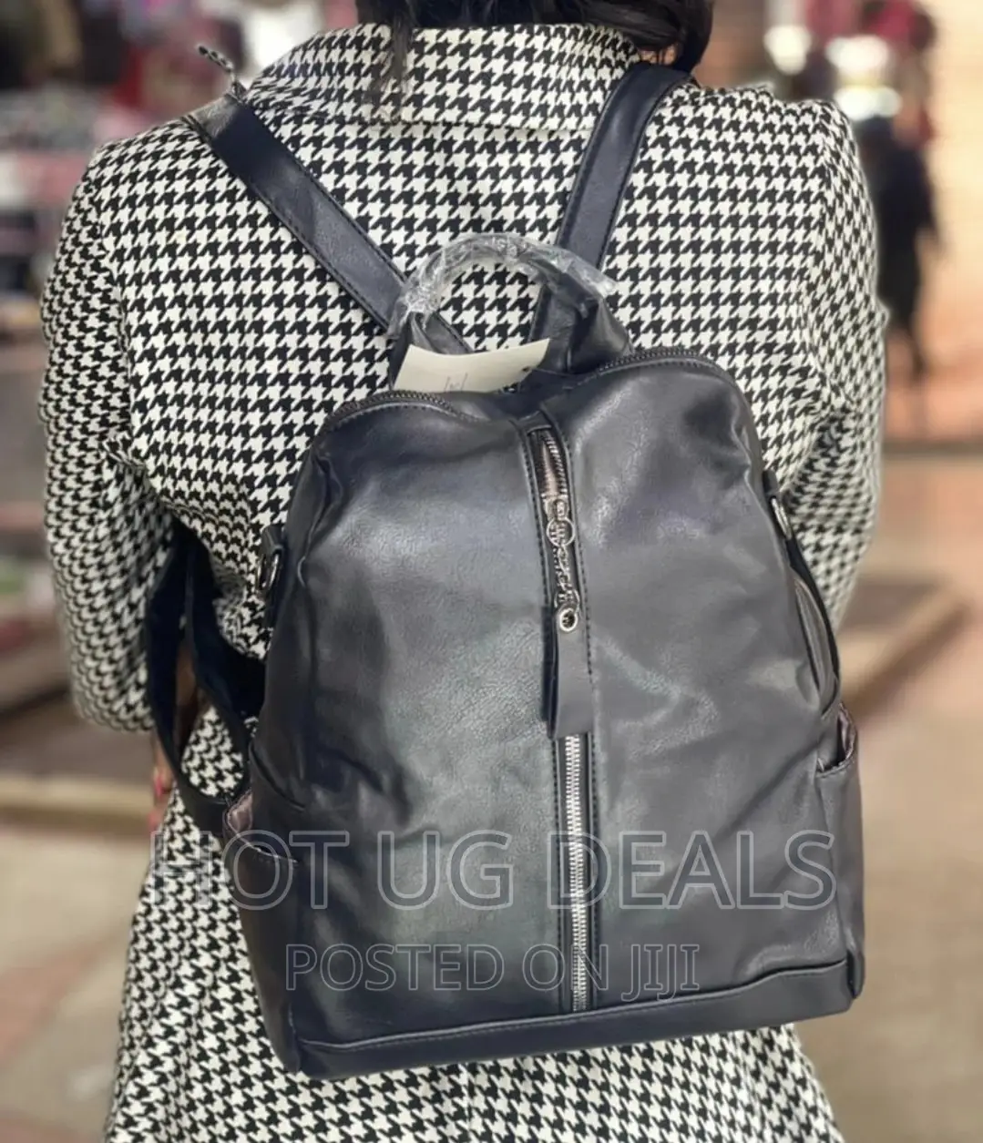 Ladies Backpack Bags - Black