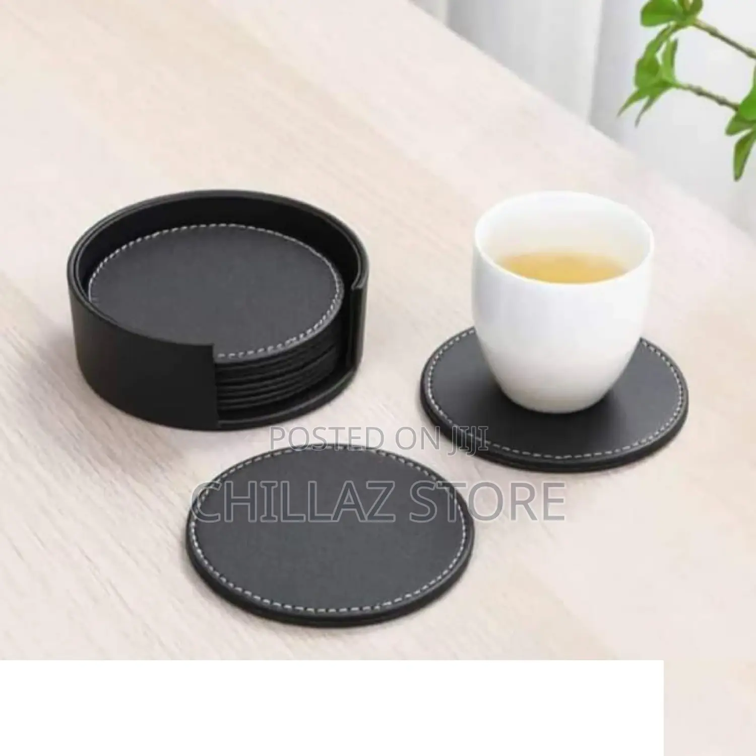 Coffee Leather Coasters.